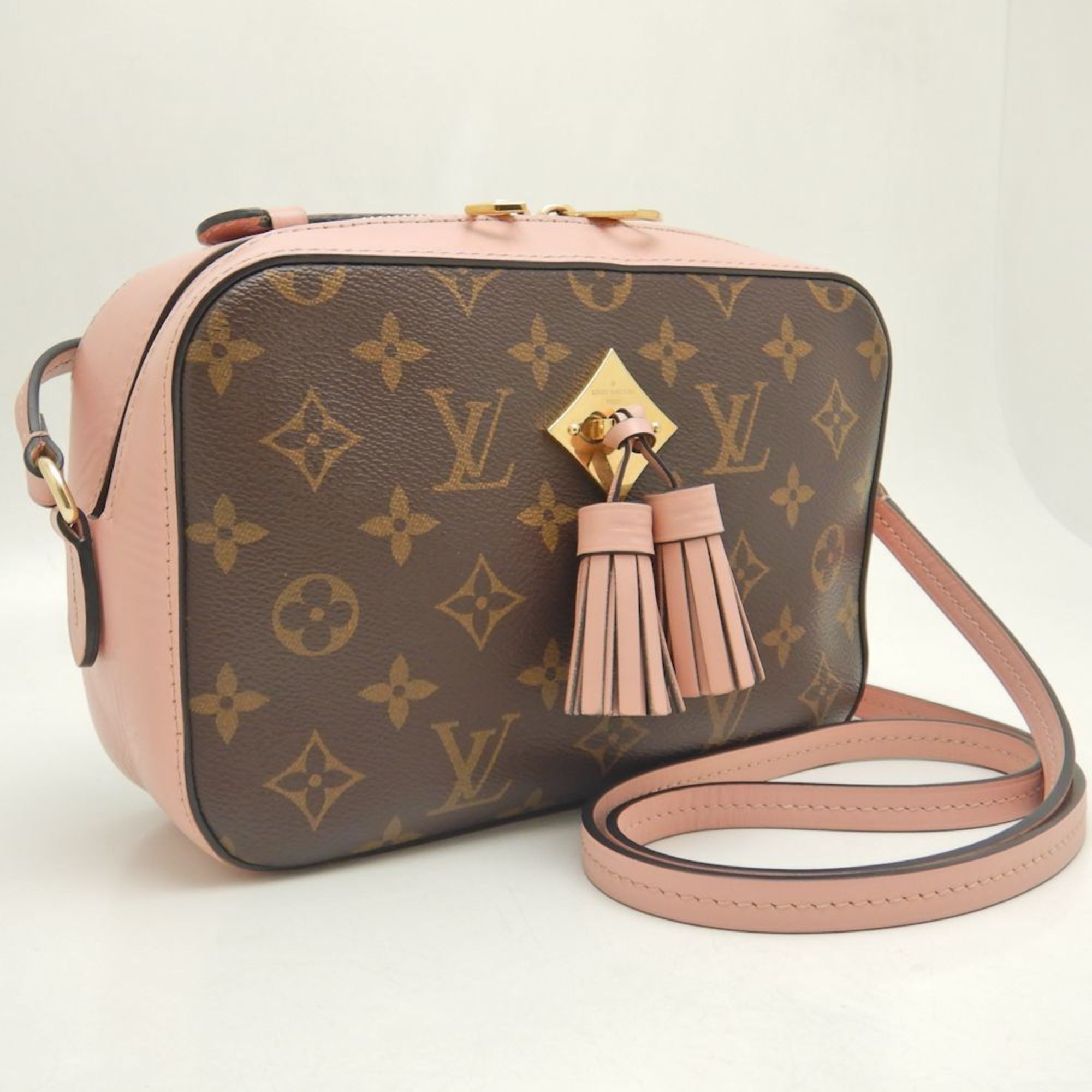 LOUIS VUITTON Louis Vuitton Monogram Saintonge M44442 Shoulder Bag Rose Poodle 251839