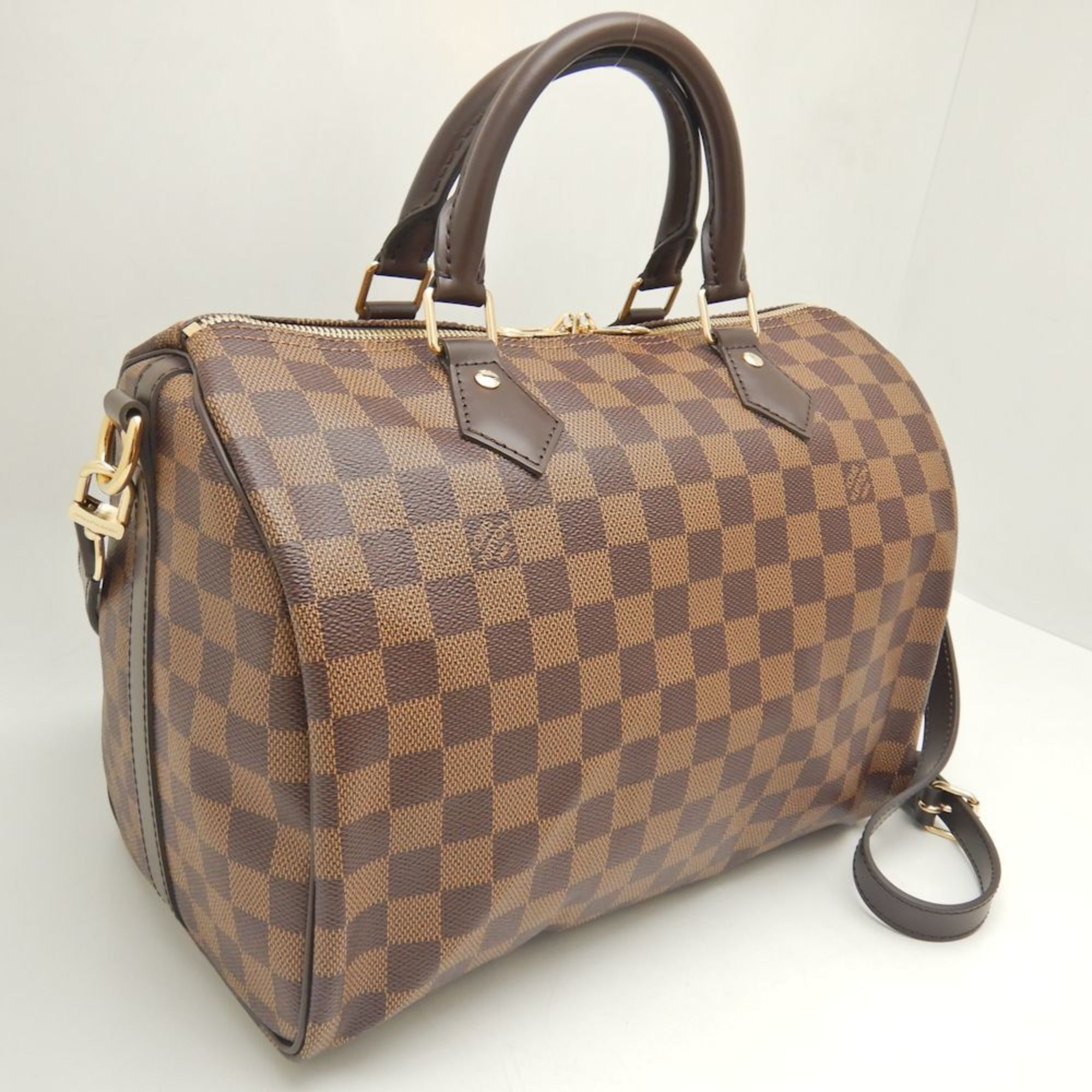 LOUIS VUITTON Louis Vuitton Damier Speedy Bandouliere 30 N41367 Handbag Ebene 251844 ☆