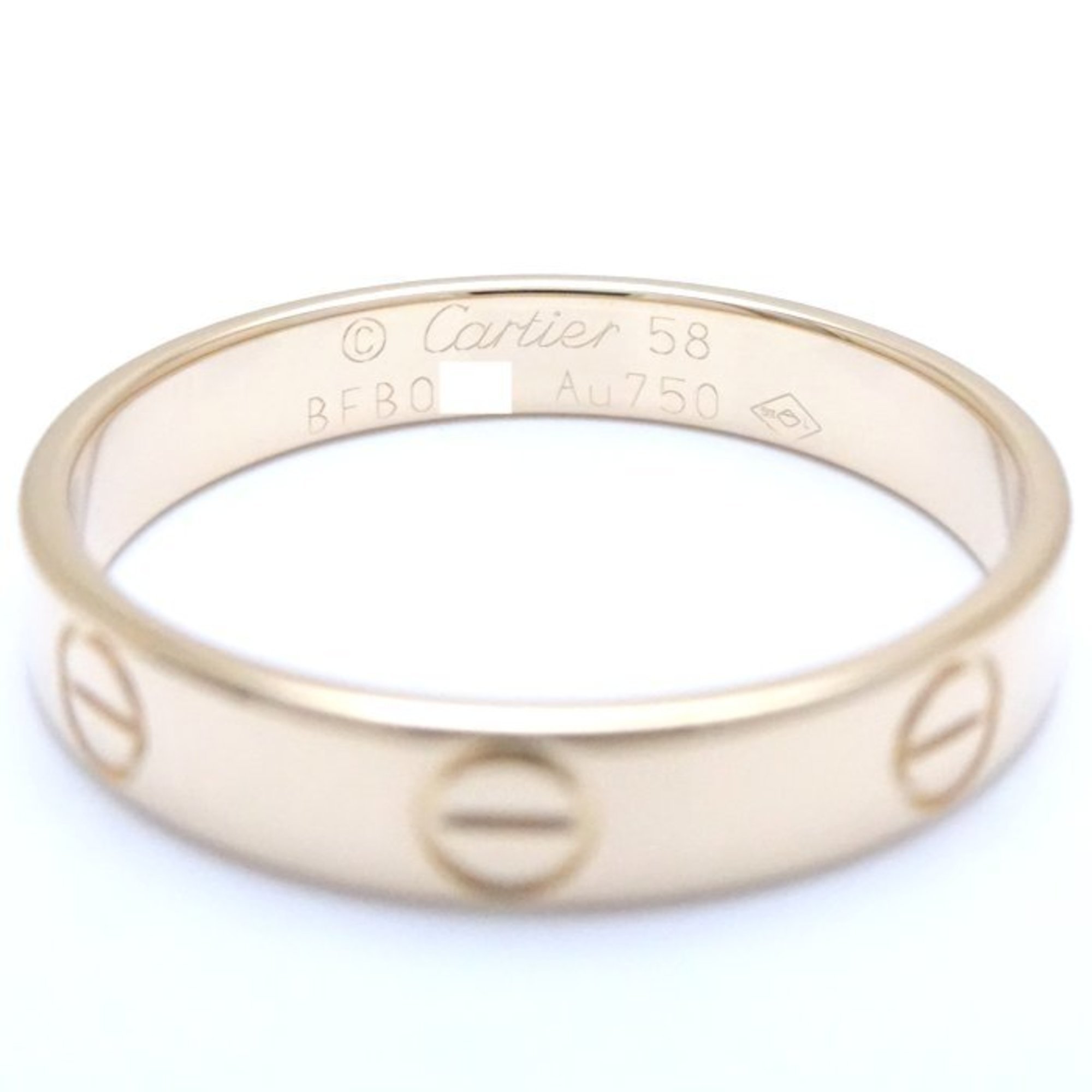 CARTIER Cartier Love Ring #58 LOVE Wedding B4085000 K18YG Yellow Gold 292033