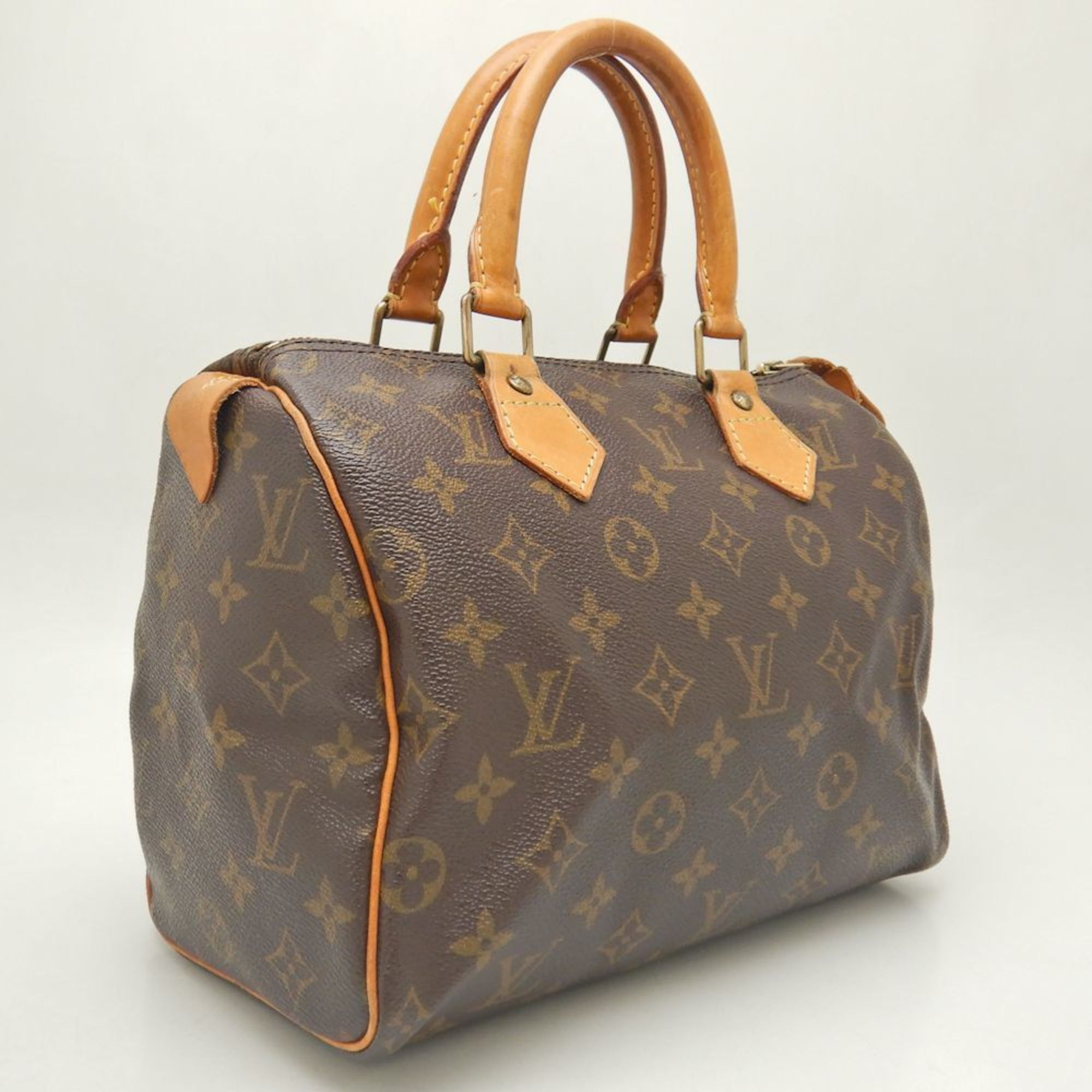 LOUIS VUITTON Louis Vuitton Monogram Speedy 25 M41528 Handbag Brown 251842