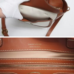 Tod's T Timeless Tote Bag Off White x Brown
