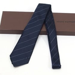 Louis Vuitton Cravate Ek Damier Check Silk Tie