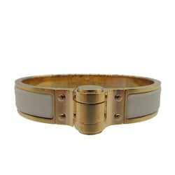 Hermes Charnier Bracelet Metal Gold/Ivory Gold/White 0132HERMES