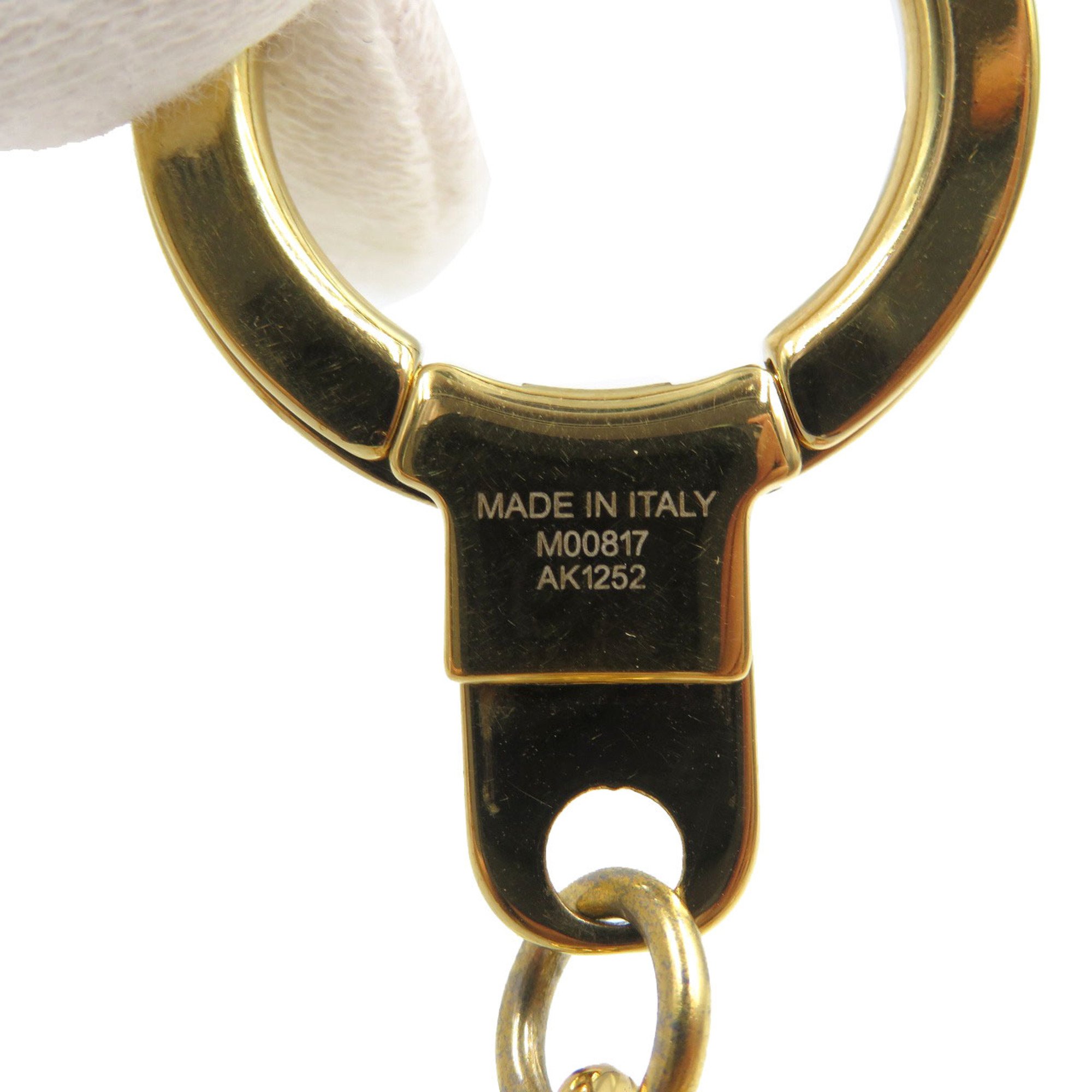 Louis Vuitton M00817 Monogram Metal Gold Multicolor Bag Charm Keychain 0205LOUIS VUITTON