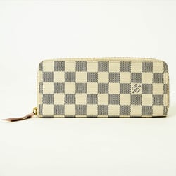 Louis Vuitton Portefeuille Clemence Azur Round Long Wallet N61264 Women's LOUIS VUITTON