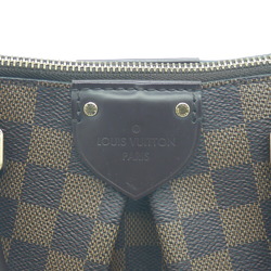 LOUIS VUITTON Siena PM Damier Ebene Handbag 2way Shoulder Bag N41545