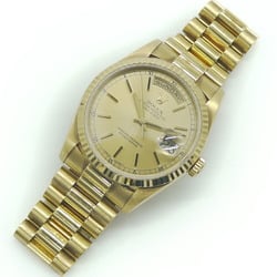 ROLEX Rolex Day-Date 18238 W-serial number Automatic winding K18YG Gold dial Wristwatch