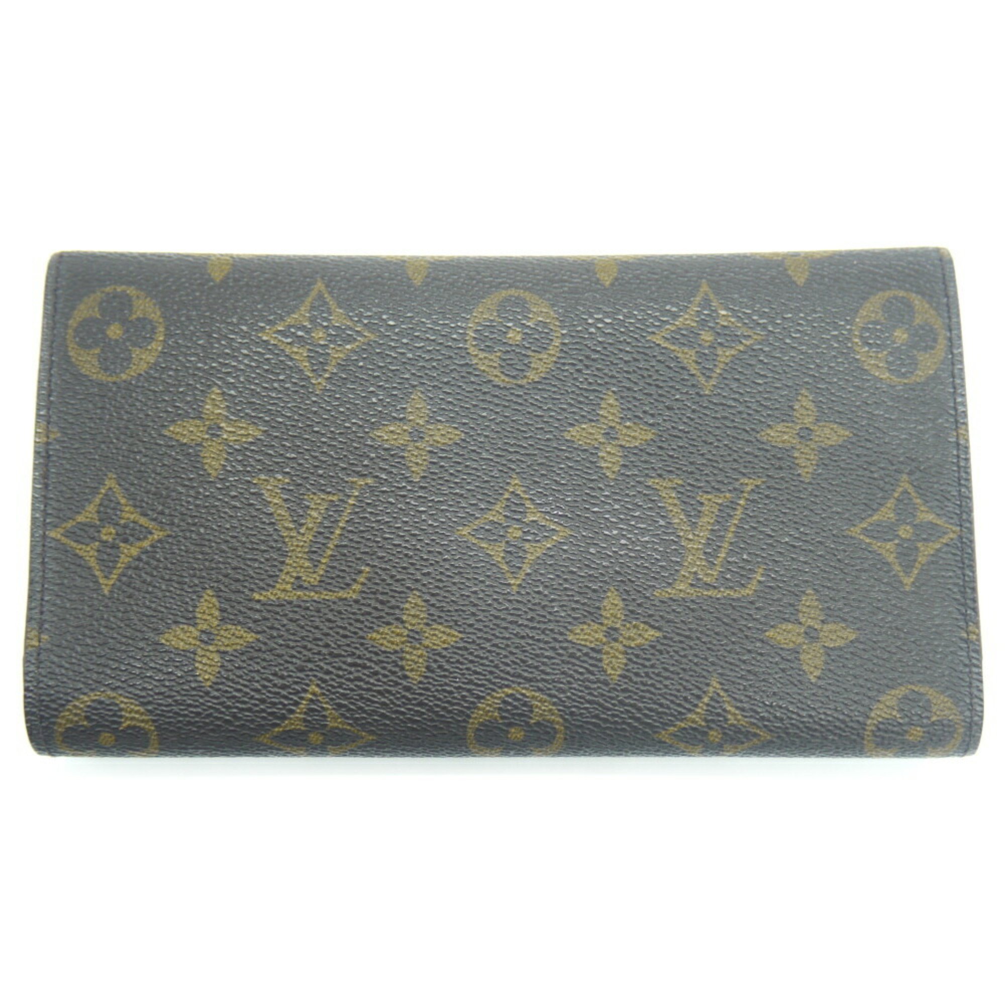 LOUIS VUITTON Louis Vuitton Long Wallet Porte Monnaie Credit Monogram M61725