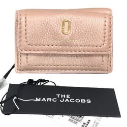 MARC JACOBS M0016545 Tri-fold wallet PEAL BLUSH Pink beige Leather Wallet aq10014