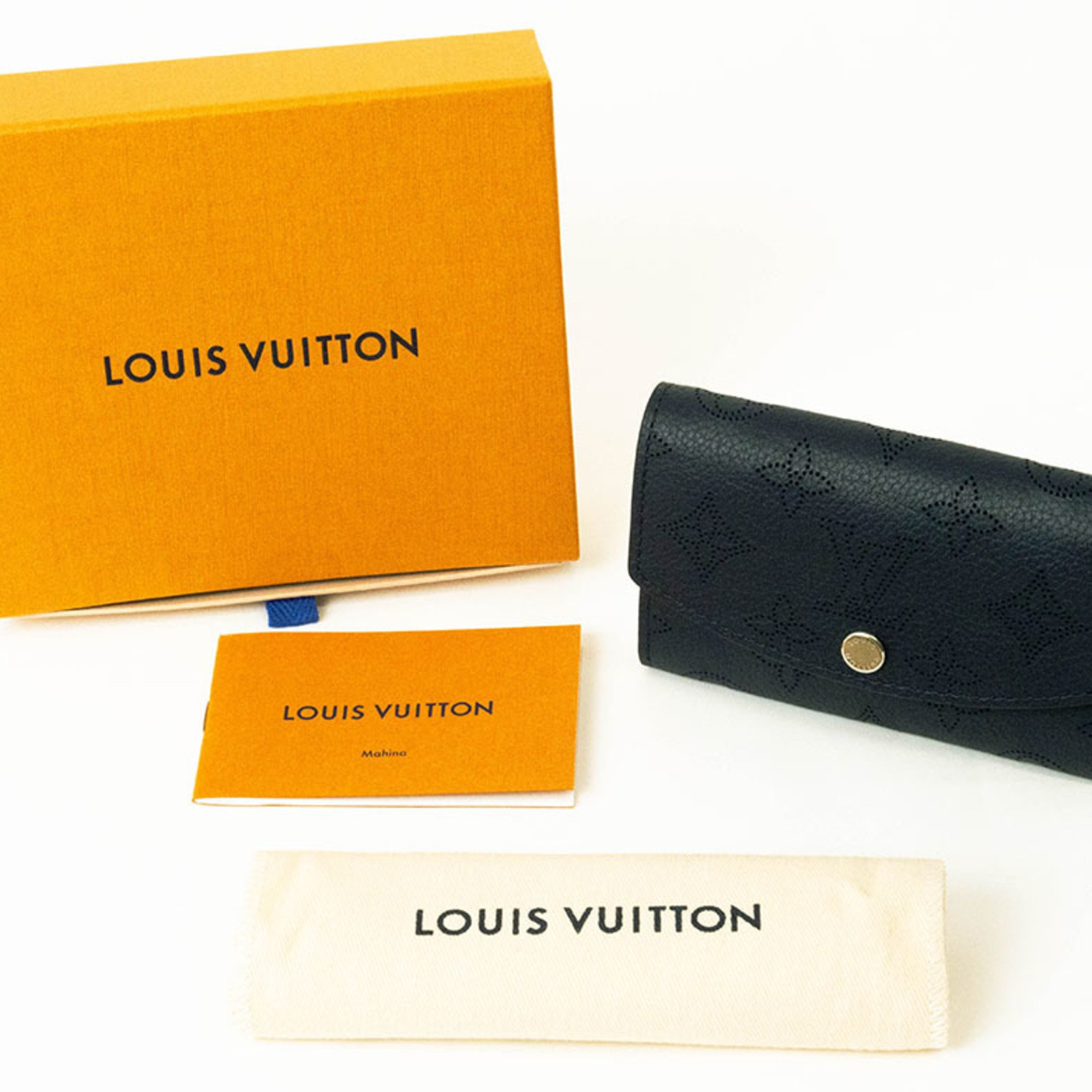 Louis Vuitton Portemonnay Anae Coin Case Blue Marine Navy M62072 Women's LOUIS VUITTON