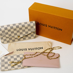 Louis Vuitton Pochette Felicie Felice Shoulder Damier Azur N63106 LOUIS VUITTON