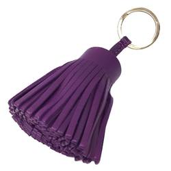 HERMES Carmen Key Ring Holder Charm Anjou Milo Leather Purple (VIOLET) Wallet aq10132 10013465
