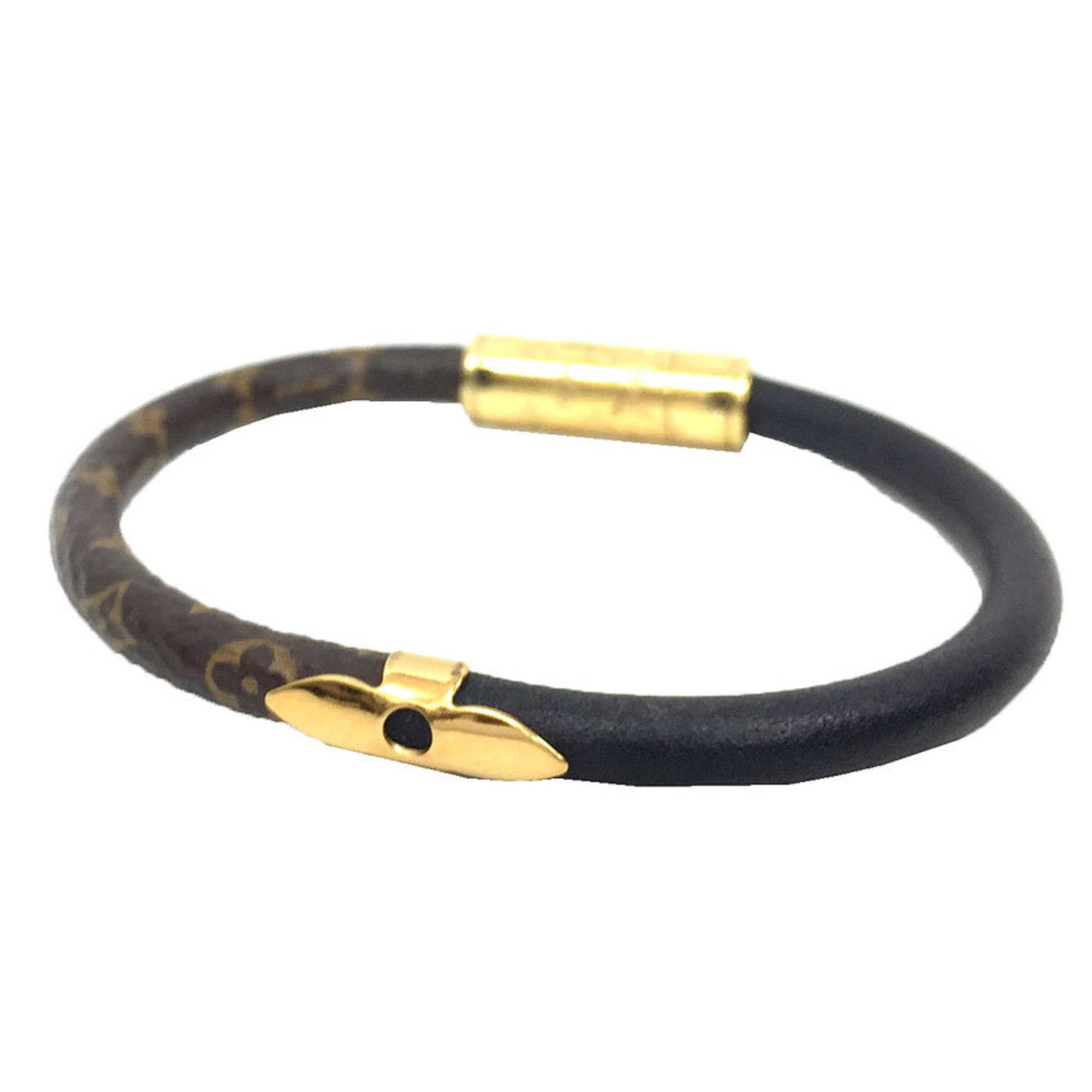 LOUIS VUITTON Louis Vuitton Monogram Bracelet Daily Confidential M8276F Bangle 17cm aq10016 10013386