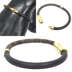 LOUIS VUITTON Louis Vuitton Monogram Bracelet Daily Confidential M8276F Bangle 17cm aq10016 10013386