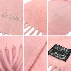 HERMES Cashmere Scarf ETOLE CACHEMIRE JOHNSTON Stole Shawl Large Blanket Pink Women aq10090 10009303