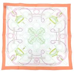 HERMES Handkerchief Eperon d'Or Tropic H231001G TR 100% Cotton Scarf Muffler Bandana aq10037 10013840