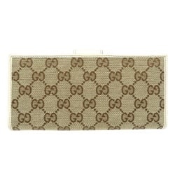 Gucci Continental Wallet 212096 GG Canvas Beige Long 0081GUCCI