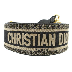 Christian Dior Canvas Leather Black Shoulder Strap 0283Christian