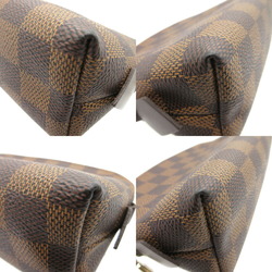 Louis Vuitton Pochette Tick PM Damier NBE M47516 Pouch Canvas Brown LV 0134LOUIS VUITTON