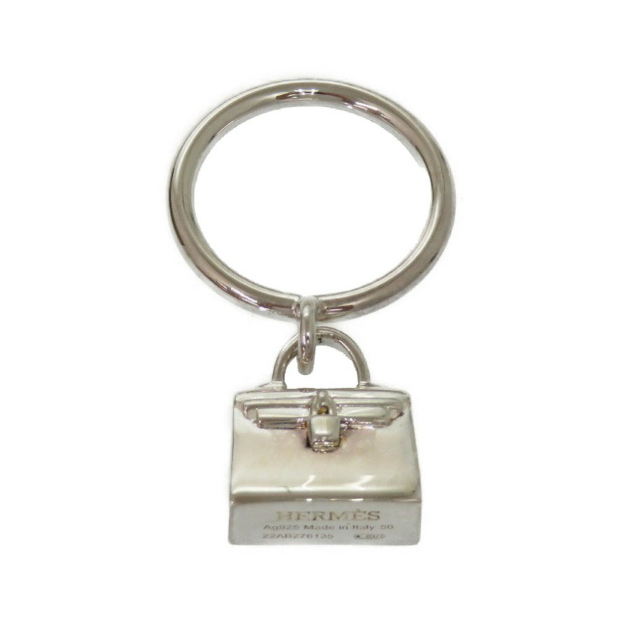 Hermes Amulet Kelly Ring, Silver 925, HERMES