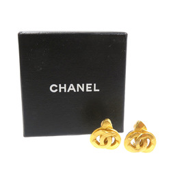 Chanel Coco Mark Metal Gold Earrings 0208CHANEL