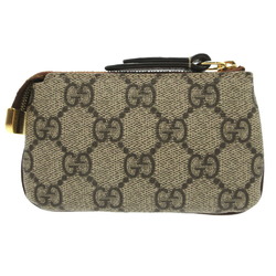 Gucci 447964 GG Supreme Beige Coin Case Wallet 0076GUCCI