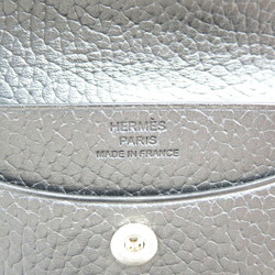 Hermes Iliad Compact Vache Black Card Case 0203HERMES