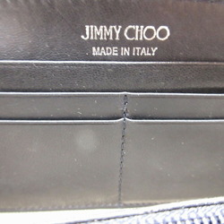 Jimmy Choo Philippa Star Studs Leather Navy Round Long Wallet 0510JIMMY CHOO