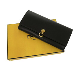 Fendi By The Way Continental 8M2051 Leather Black Long Wallet 2043 FENDI