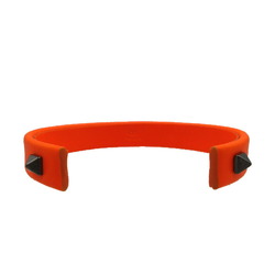 Valentino Stud Bangle Rubber Orange VALENTINO