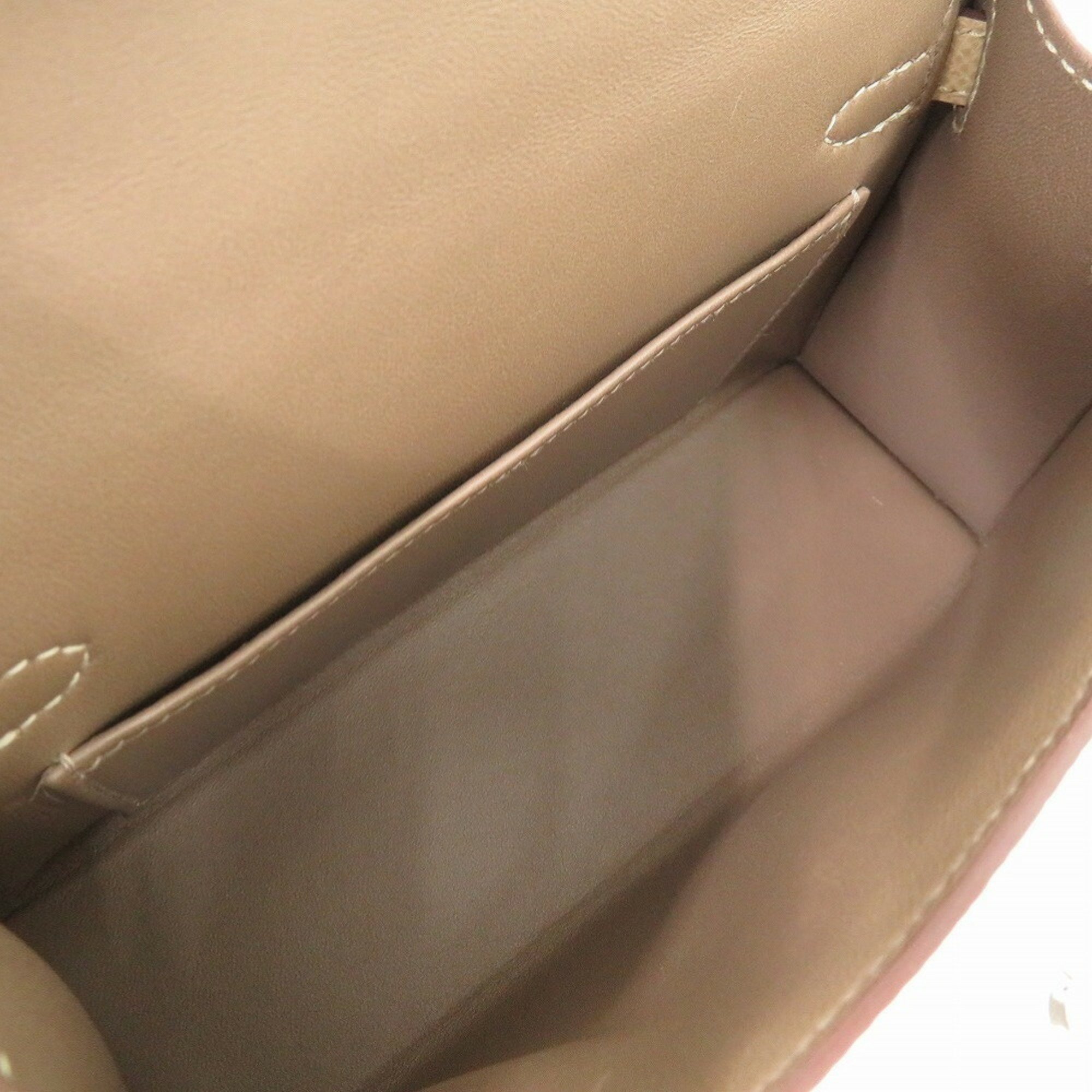 Hermes Kelly de Veau Epsom Etoupe Trench U Engraved () SPO Personal Order Handbag Bicolor 0668 HERMES 20 2