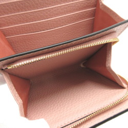 Gucci Horsebit 745981 Compact Wallet Leather Pink Bi-fold 0430GUCCI