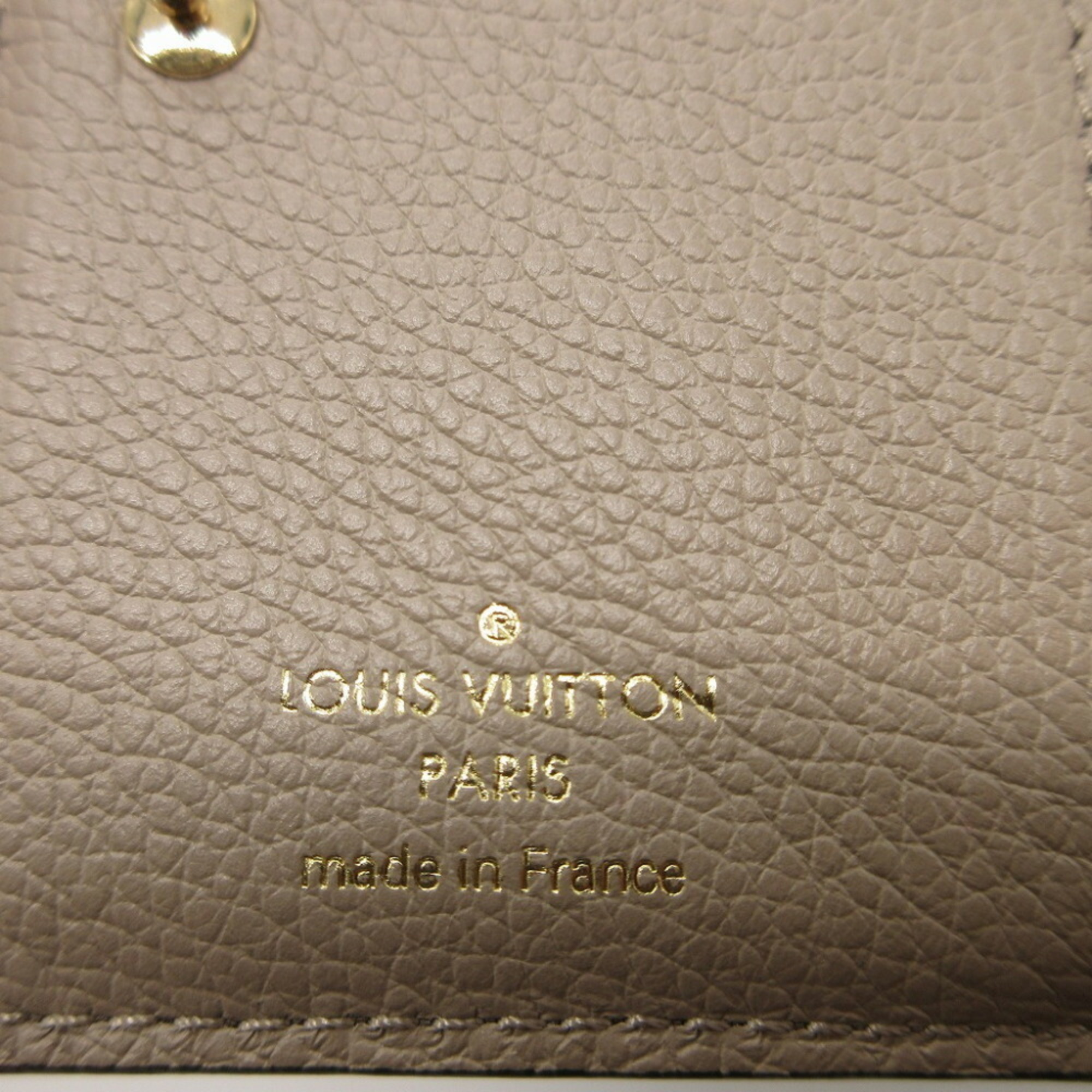 Louis Vuitton M80152 IC Chip Monogram Empreinte Portefeuille Qu Tourterelle Bi-fold Wallet 0432LOUIS VUITTON