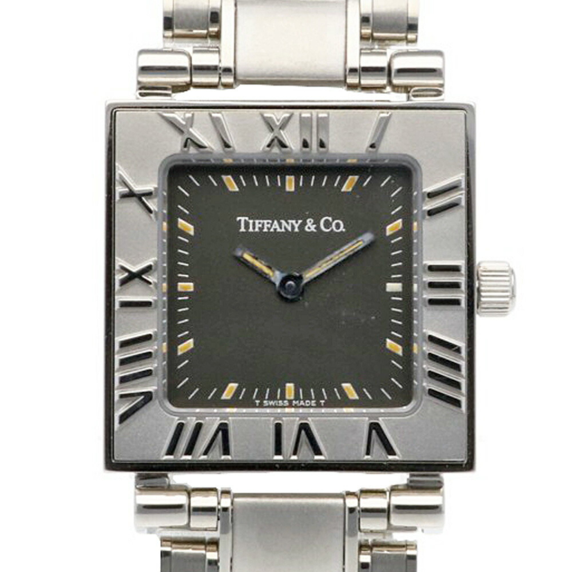 Tiffany Atlas Square Watch, Stainless Steel Quartz, Ladies, TIFFANY&Co.