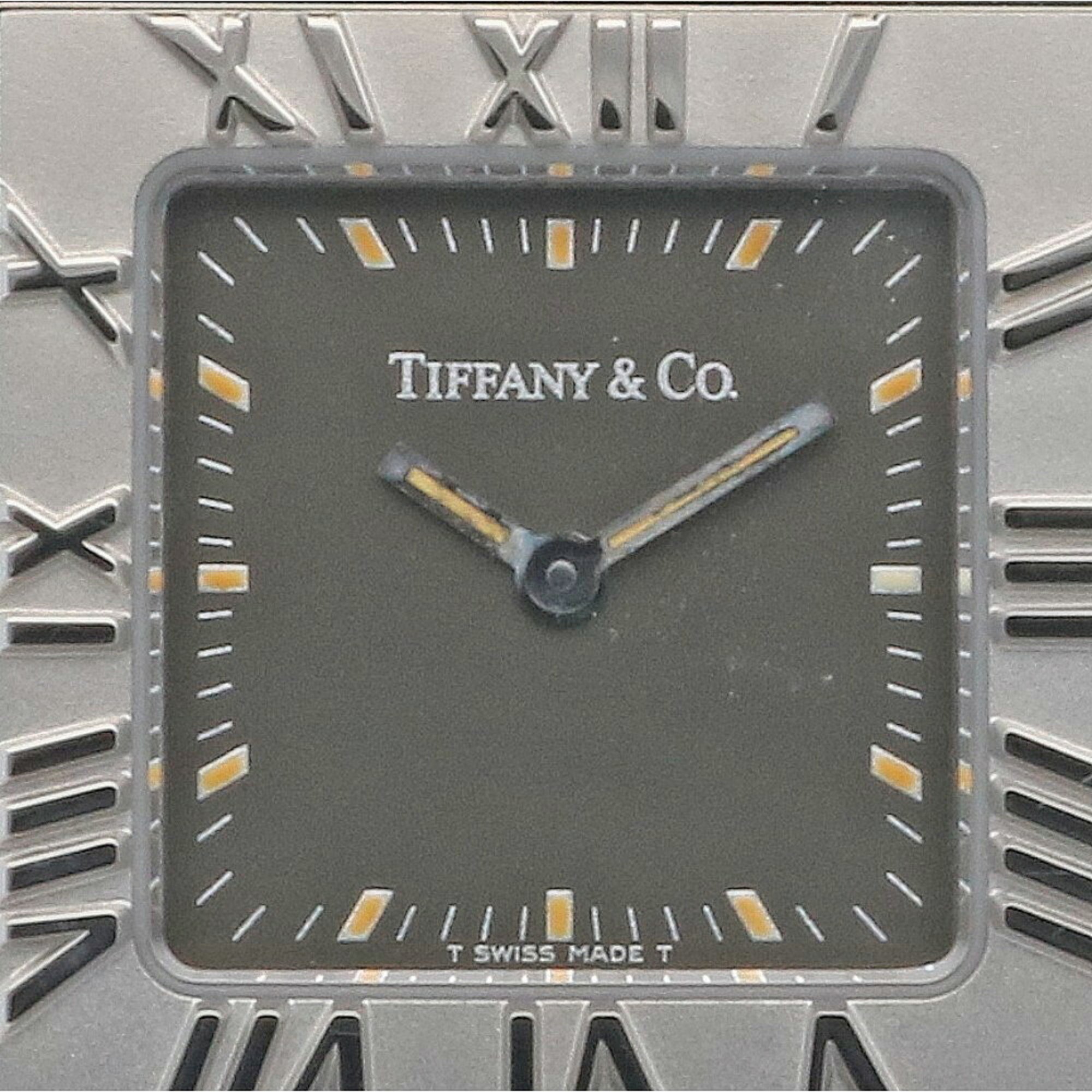 Tiffany Atlas Square Watch, Stainless Steel Quartz, Ladies, TIFFANY&Co.