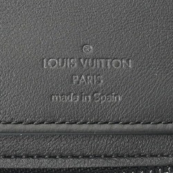 LOUIS VUITTON Louis Vuitton Monogram Shadow Zippy Wallet Vertical Black M62902 Men's Leather Long