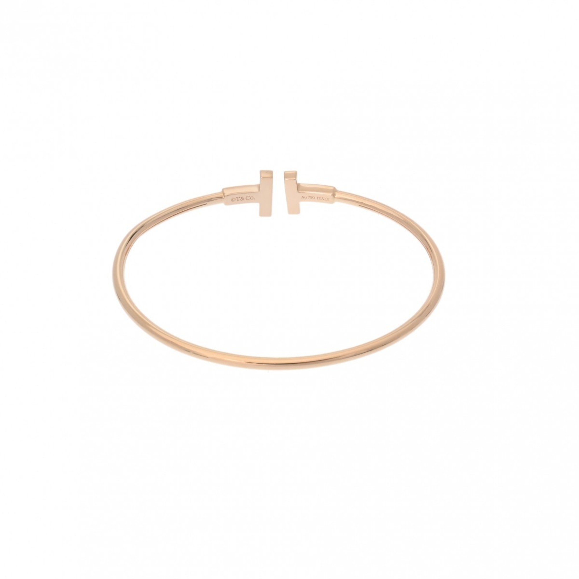 TIFFANY&Co. Tiffany T-Wire Mother of Pearl - Women's K18 Pink Gold Bracelet