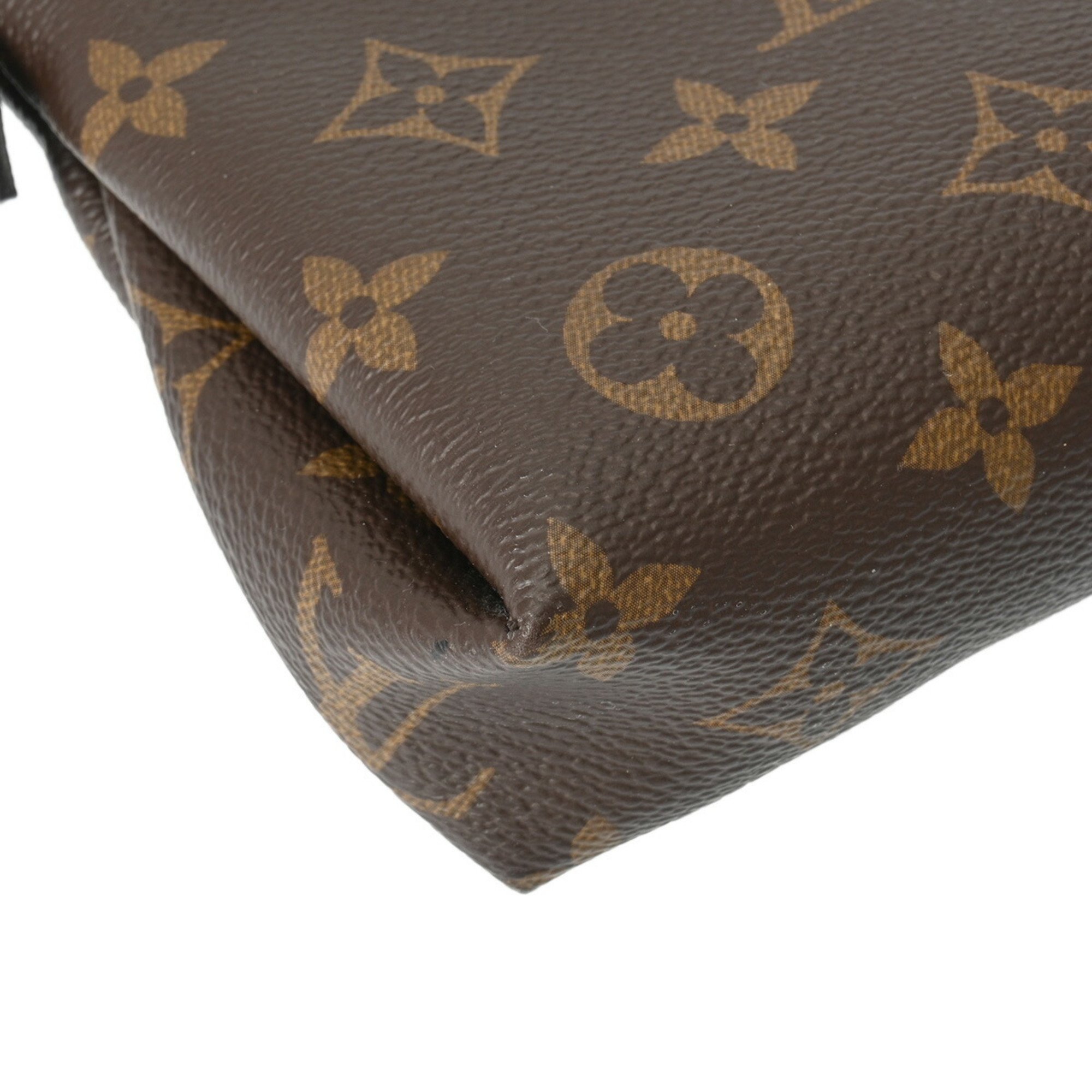 LOUIS VUITTON Louis Vuitton Monogram Pallas Clutch Bag Marine M44058 Women's Canvas Shoulder