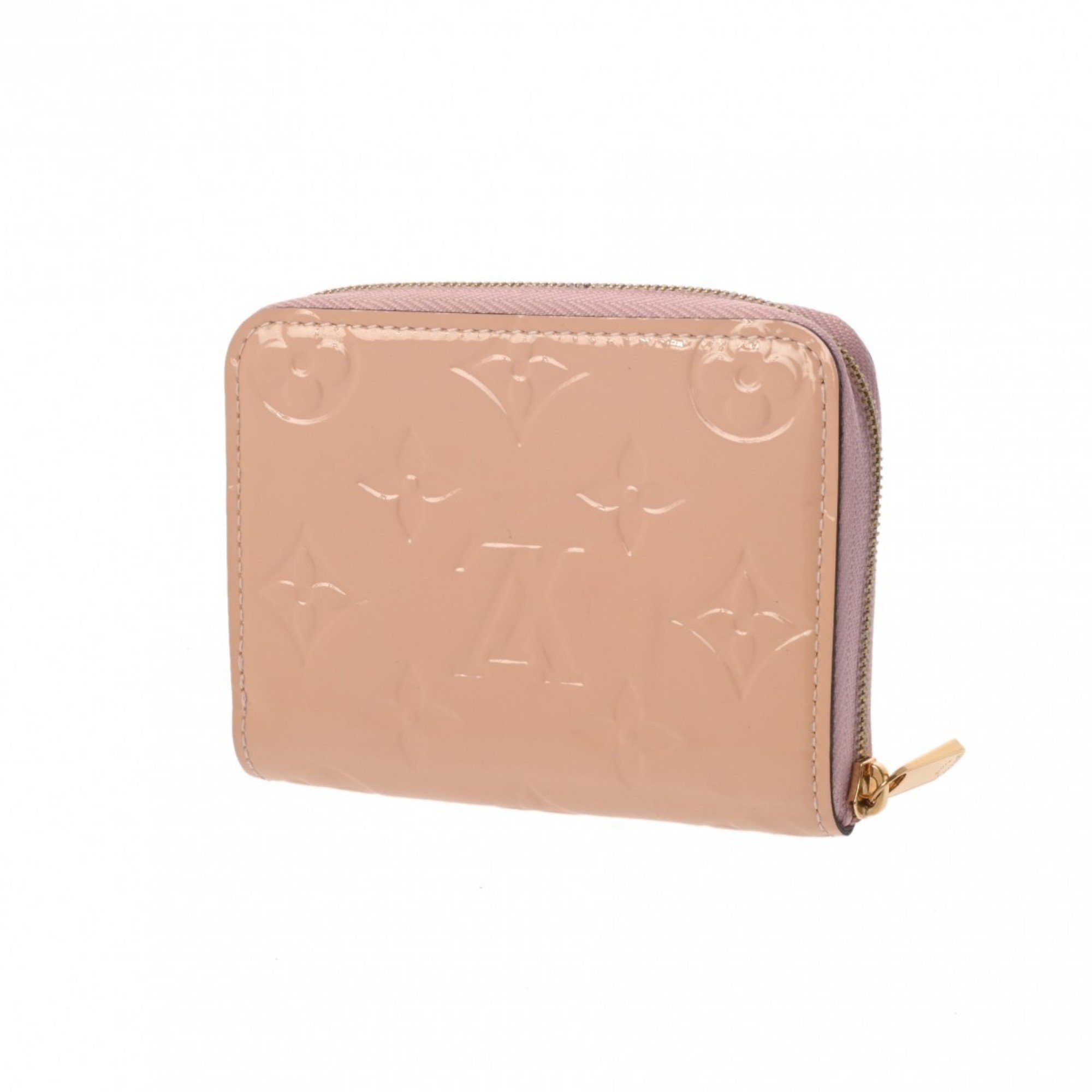 LOUIS VUITTON Louis Vuitton Vernis Zippy Coin Purse Rose Ballerine M61231 Women's Monogram Case