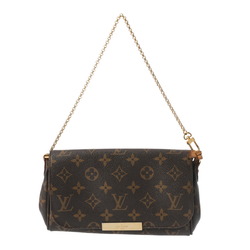 LOUIS VUITTON Louis Vuitton Monogram Favorite PM Brown M40717 Women's Canvas Shoulder Bag