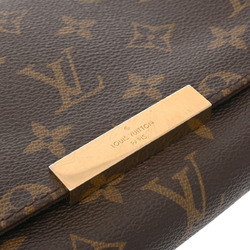 LOUIS VUITTON Louis Vuitton Monogram Favorite PM Brown M40717 Women's Canvas Shoulder Bag