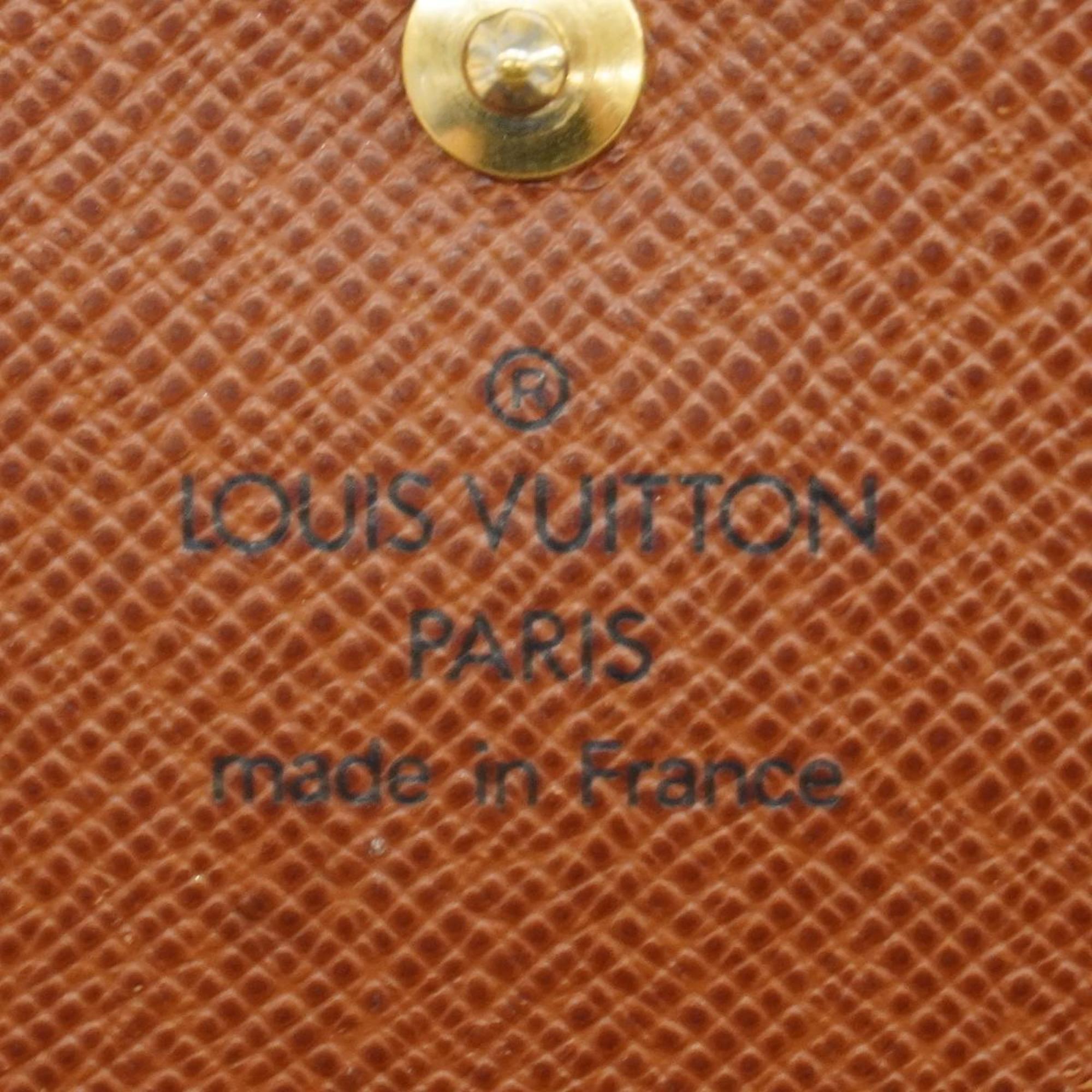 Louis Vuitton Wallet Monogram Porte Monnaie Bietre Sor M61730 Brown Men's Women's