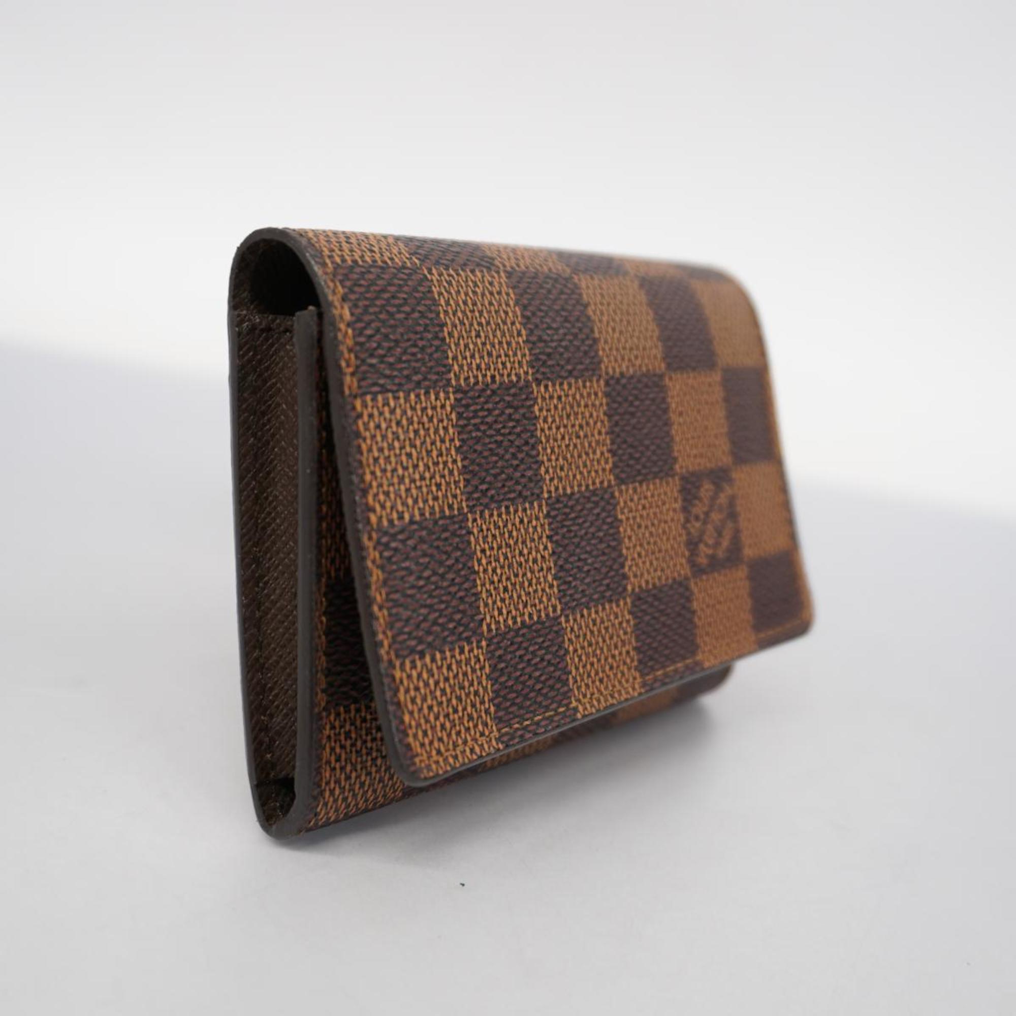 Louis Vuitton Business Card Holder Damier Envelope Carte de Visite N62920 Ebene Men's Women's