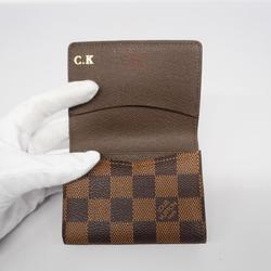 Louis Vuitton Business Card Holder Damier Envelope Carte de Visite N62920 Ebene Men's Women's