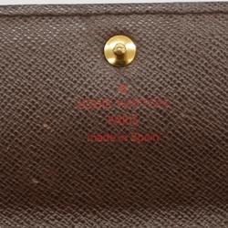 Louis Vuitton Long Wallet Damier Porto Monnaie Carte Credit M61725 Brown Women's