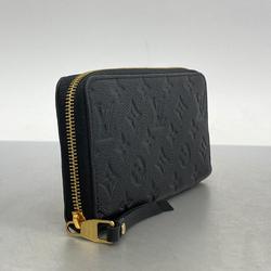 Louis Vuitton Long Wallet Monogram Empreinte Zippy M61864 Noir Ladies