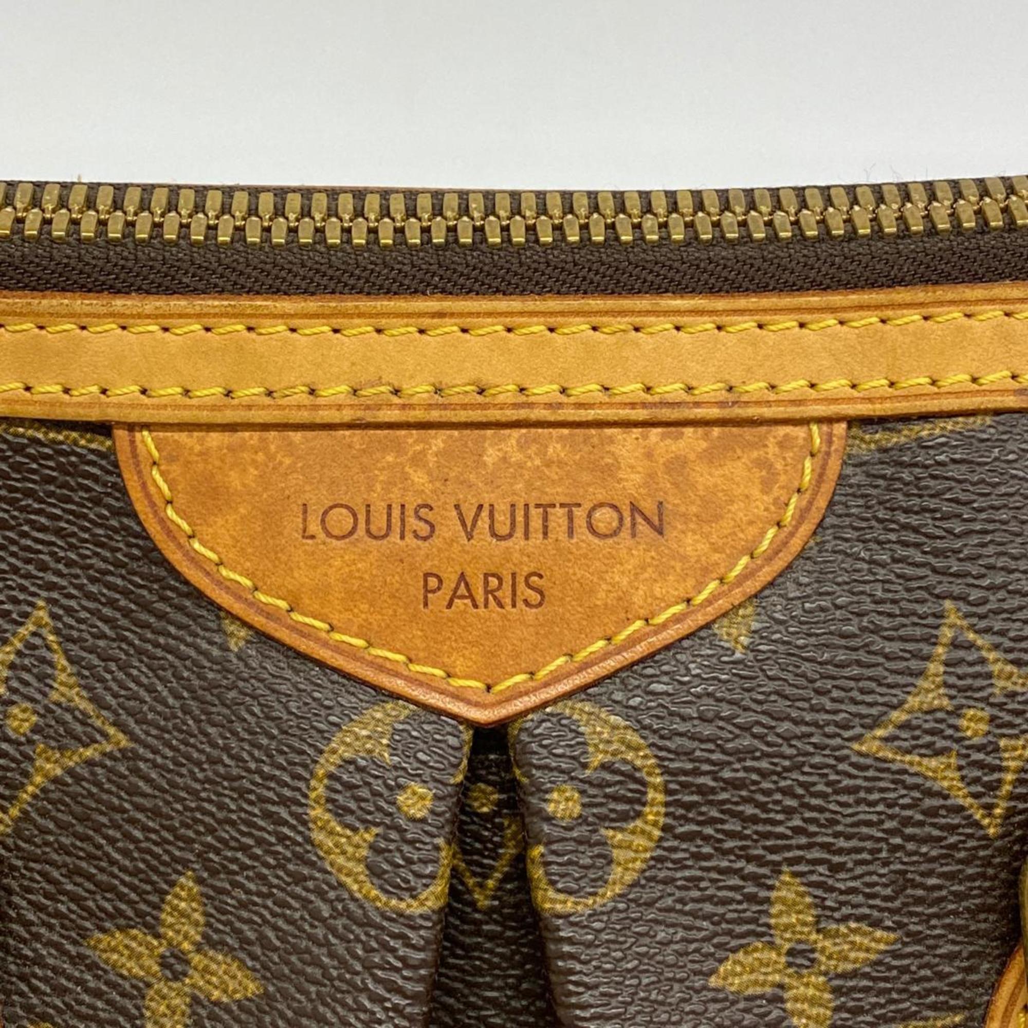 Louis Vuitton Tote Bag Monogram Palermo PM M40145 Brown Women's
