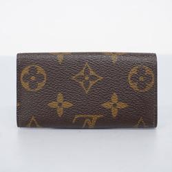 Louis Vuitton Key Case Monogram Multicle 4 M69517 Brown Men's Women's