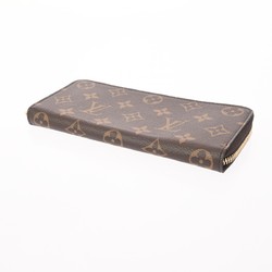 LOUIS VUITTON Louis Vuitton Monogram Portefeuille Clemence Rose Ballerine M61298 Women's Canvas Long Wallet