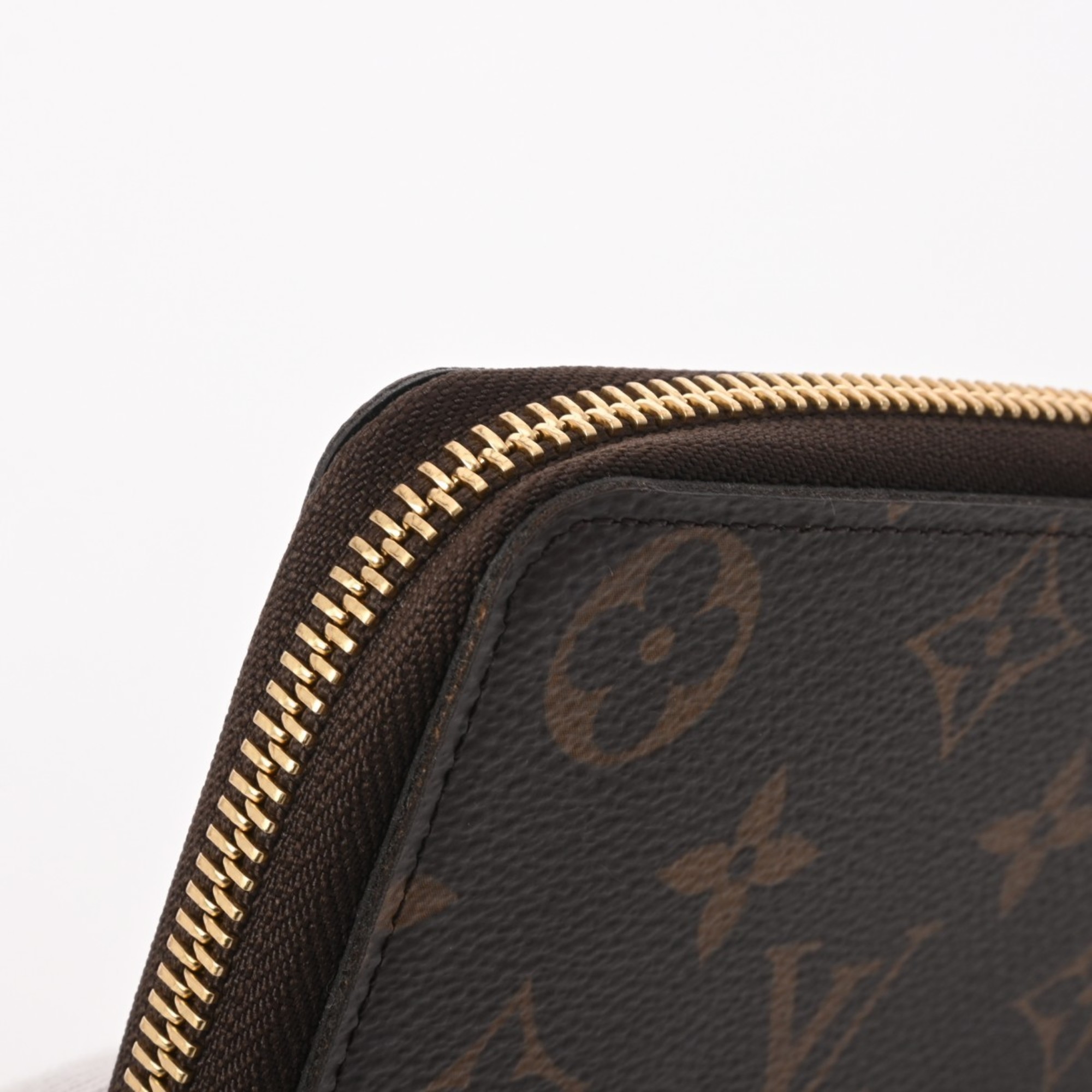 LOUIS VUITTON Louis Vuitton Monogram Portefeuille Clemence Rose Ballerine M61298 Women's Canvas Long Wallet